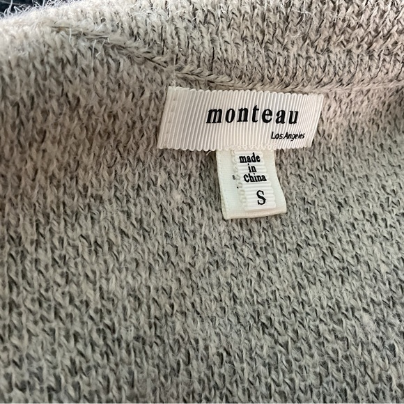 Monteau Heather Gray Knit Sweater - Picture 4 of 5